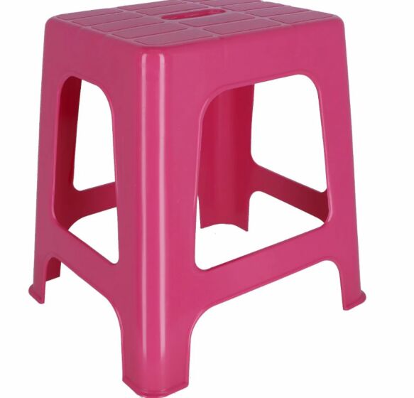 Hofman Opstap en Zit Krukje Roze