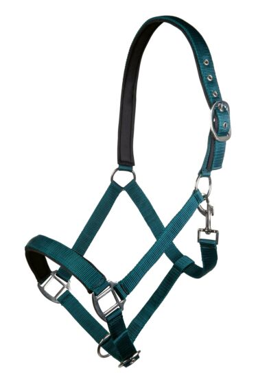 HKM Halster Charming Zacht Onderlegd Jagersgroen