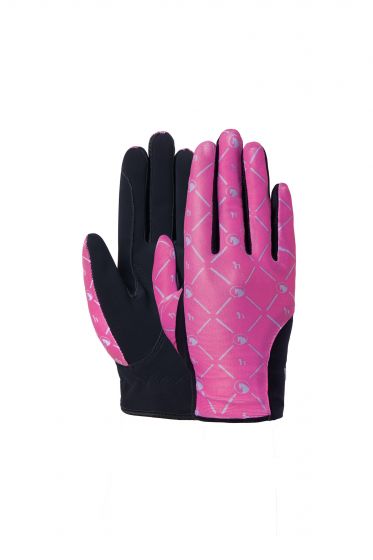 Horze Lycra Handschoen Kids Fia Azalea Pink