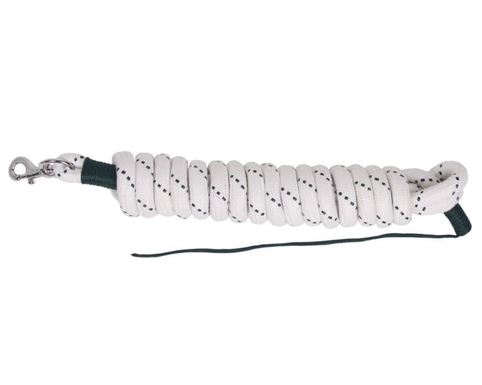 QHP Loswerktouw 4.20m Wit/Donkergroen