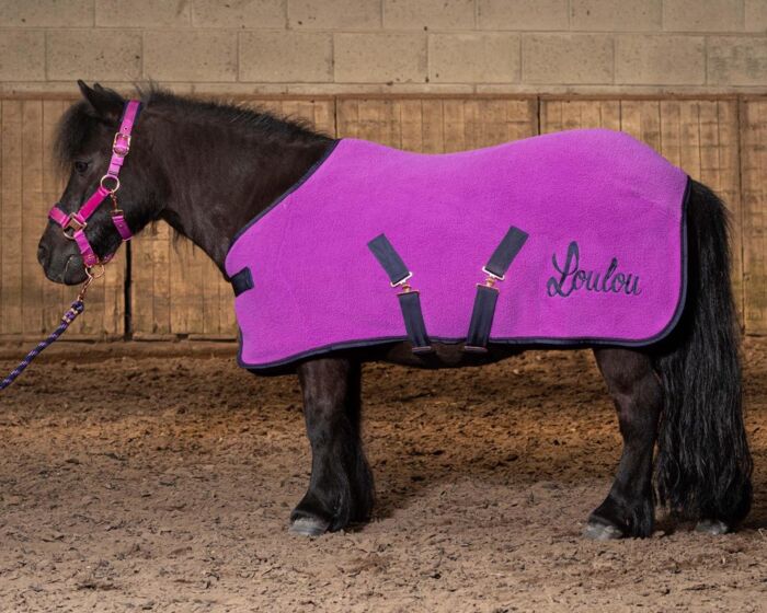 Harry's Horse Fleecedeken LouLou Bright Violet