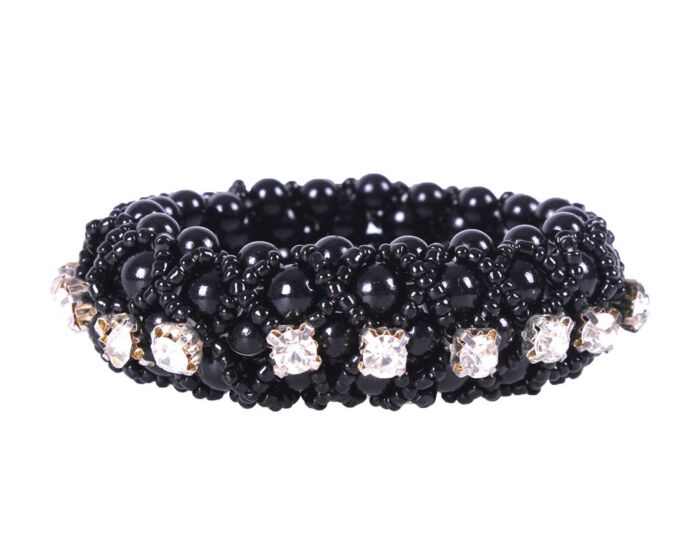 QHP Knotband Diamond zwart