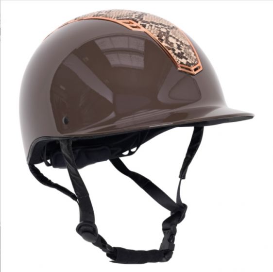 Imperial Riding Cap Olania Snake Brown