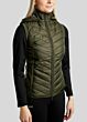 Montar Hybrid Bodywarmer Crystal Logo Olive
