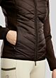 Montar Hybrid Jacket Met Crystal logo Bruin