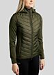 Montar Hybrid Jacket Met Crystal logo Olive