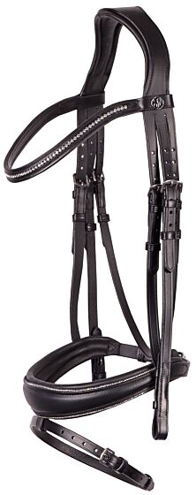 Harry's Horse Hoofdstel Petit Crystal Zwart