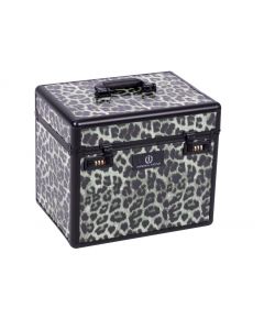 Imperial Riding Grooming Box Shiny Leopard