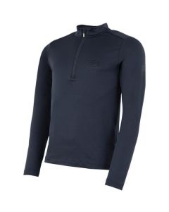 BR Zip-Up Pullover Sil Total Eclipse