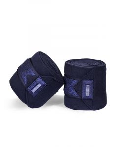 Equestrian Stockholm Bandages Glimmer Blue Meadow