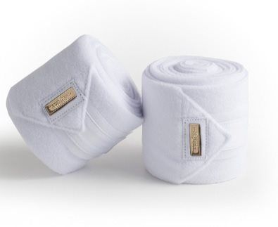 Equestrian Stockholm Bandages wit goud