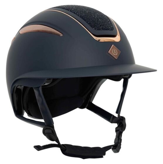 Imperial Riding Helmet Olania Deluxe Navy/Rosegold