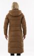 Anky Long Puffer Coat Winterjas Bronze