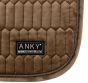 Anky Zadelpad Velvet Dressage Teak