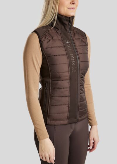 Montar Bodywarmer Emma Quilt Brown