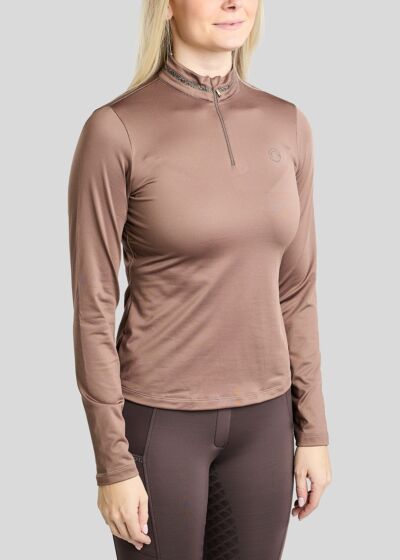 Montar Thermoshirt Veronica Crystal Nougat Brown