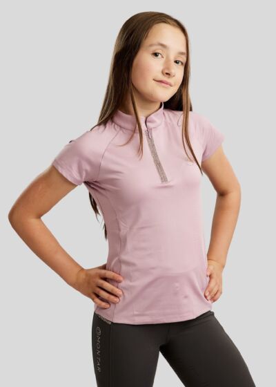 Montar Shirt Lila Junior Crystal Tape Candy Pink