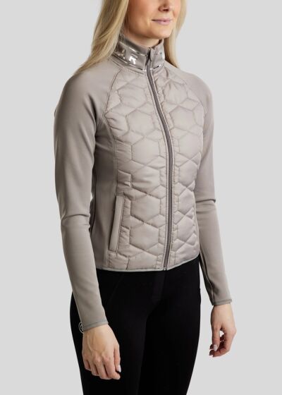 Montar Jacket Hybrid Sille Viv Print Rose Grey