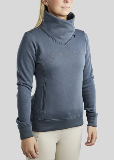 Montar High Collar Sweatvest MoNaja Dark Slate