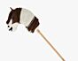 QHP Hobby Horse Stokpaard Bont Bruin
