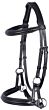 Harry's Horse Bitloos Hoofdstel Sidepull Zwart