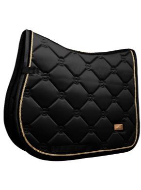 Equestrian Stockholm Zadeldek Jump Black Gold