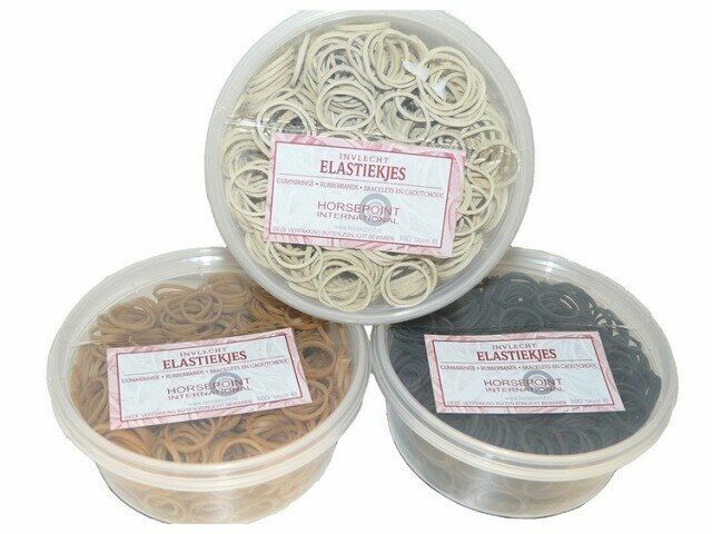 Horsepoint Elastiekjes wit