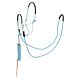 BR Touwhalster Set met Teugels Aquamarine