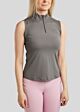 Montar Top Pearl Pintuck Slate Grey
