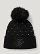 Tommy Hilfiger Muts Daly Pom Pom Strass Zwart