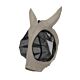 Eskadron Vliegenmasker Dynair Mesh Platinum Grey