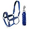 Horka Halsterset Crystal & Pearls Royal Blue