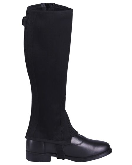 QHP Chaps Suede Adult Zwart