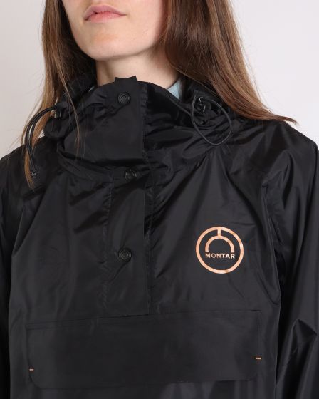 Montar MoRianne Rain Coat Rosegold Logo zwart