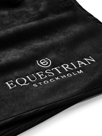 Equestrian Stockholm Uitrijdeken 1/4 Fleece Zwart