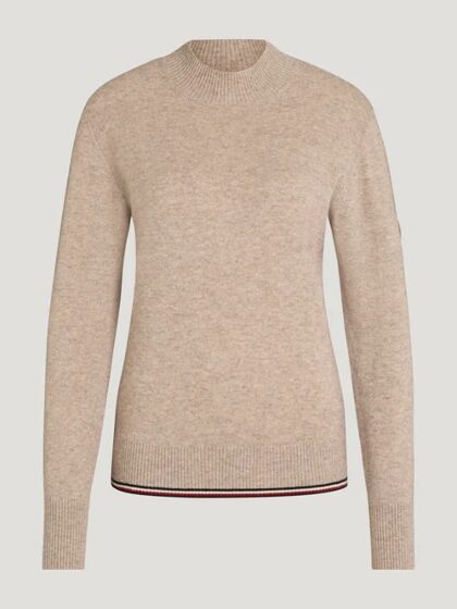 Tommy Hilfiger Pullover Ellery kasjmier Taupe