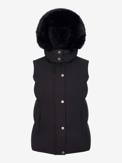 LeMieux Bodywarmer Margot met Muts Zwart