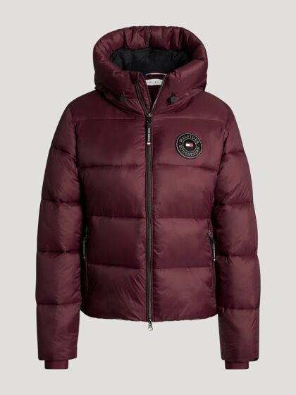 Tommy Hilfiger Pufferjas Glendale Deep Burgundy