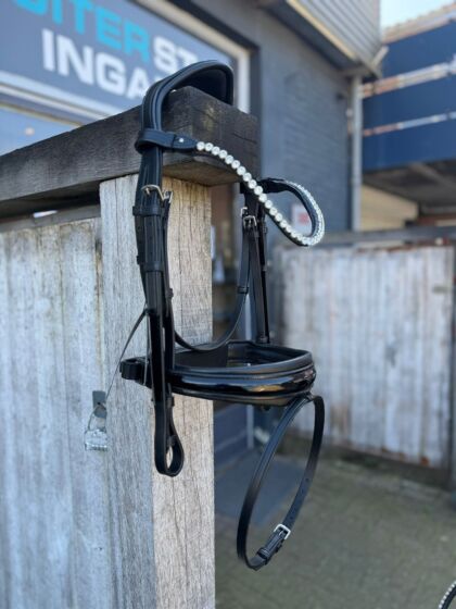 Utzon Trenshoofdstel Copenhagen Zwart/Zilver