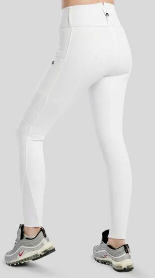 Montar MoAddie Softshell Rijbroek Met Logo Wit