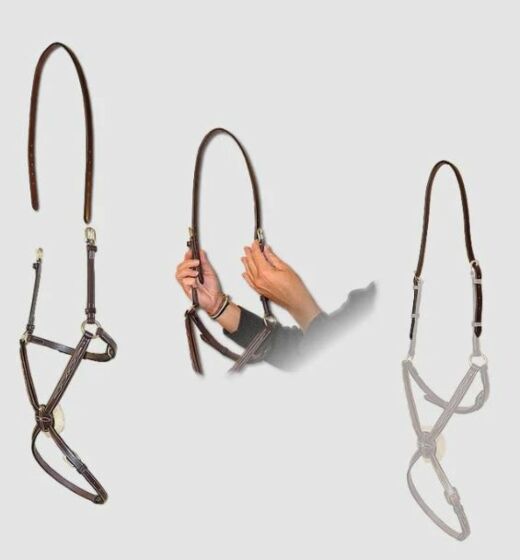 Neusriem Adapter zwart