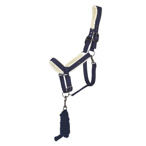 QHP Halsterset Sensisoft Navy