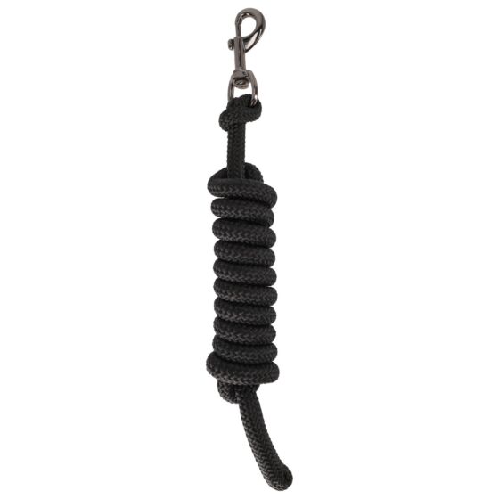 QHP Halstertouw Met Afneembare Clip Zwart