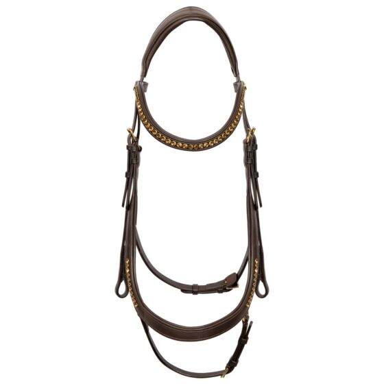 Harry's Horse Hoofdstel Anatomic Gold Bruin