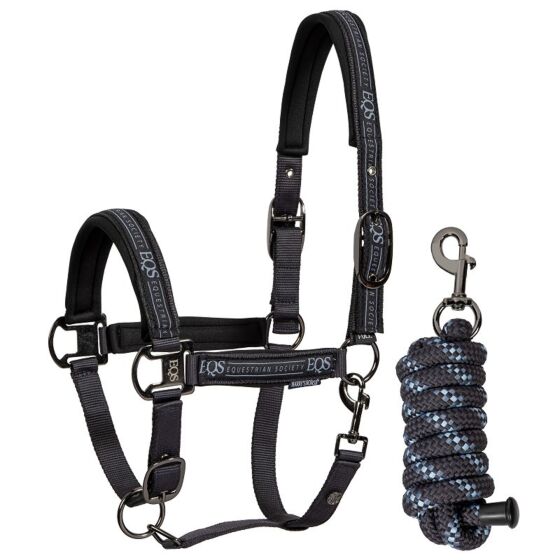 Harry's Horse Halsterset EQS Black-Sand