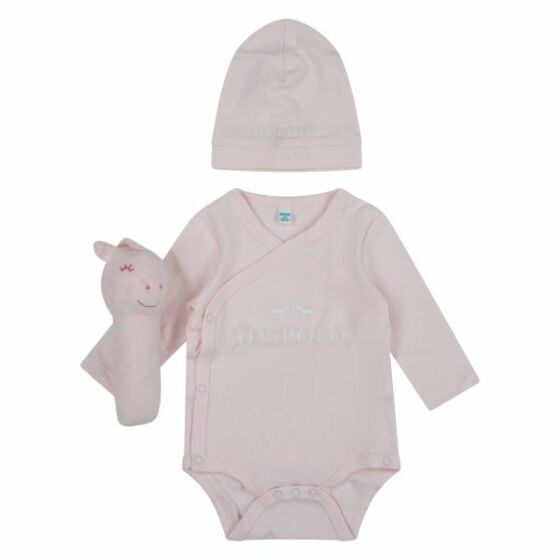 HV Polo Baby Gift Set Robin 0-2 Maanden Pink
