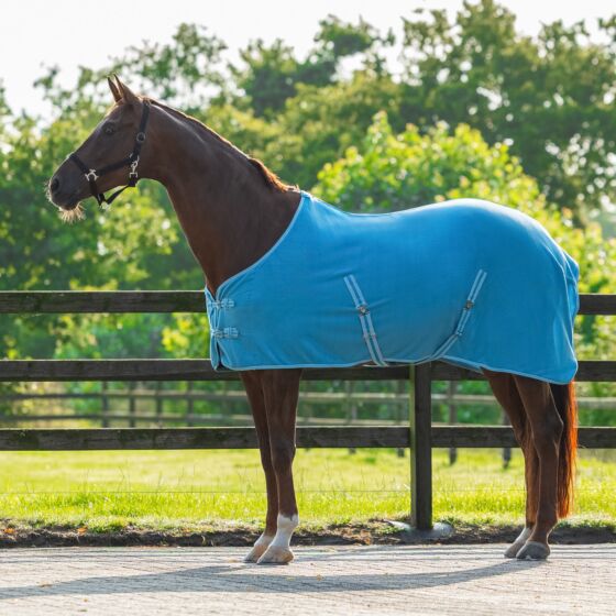 Q-essentials Fleecedeken Singels Sky