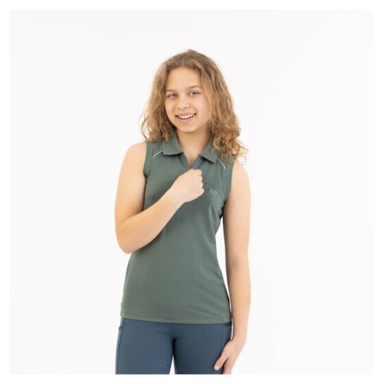 BR Eevolv Sleeveless Polo Ilona Balsam Green