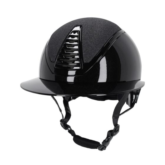 QHP Veiligheidscap Glendale Polo Visor Zwart