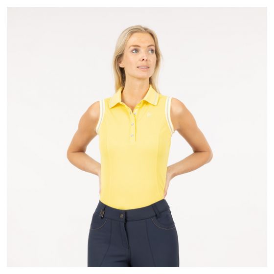 Anky Sleeveless Polo Yellow Tale